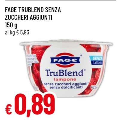 FAGE TRUBLEND SENZA ZUCCHERI AGGIUNTI