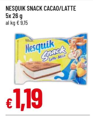 NESQUIK SNACK CACAO/LATTE