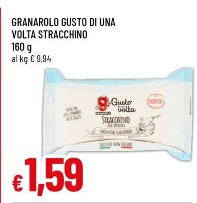 GRANAROLO GUSTO DI UNA VOLTA STRACCHINO