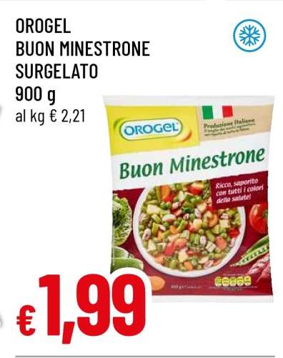 OROGEL BUON MINESTRONE SURGELATO