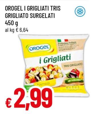 OROGEL I GRIGLIATI TRIS GRIGLIATO SURGELATI