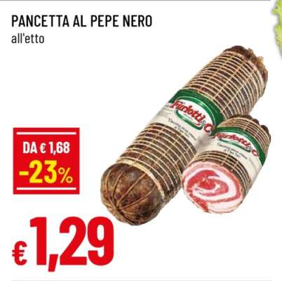 PANCETTA AL PEPE NERO