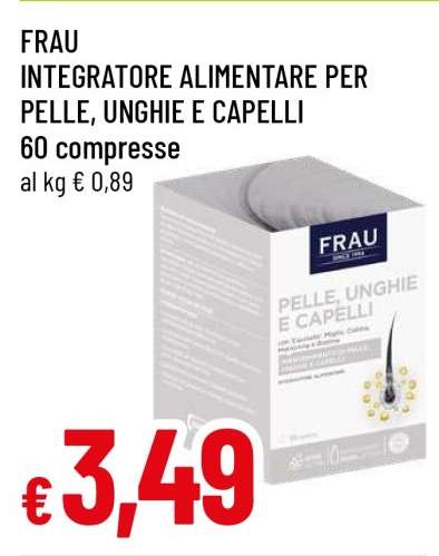 FRAU INTEGRATORE ALIMENTARE PER PELLE, UNGHIE E CAPELLI