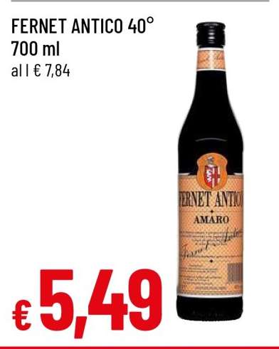 FERNET ANTICO 40°