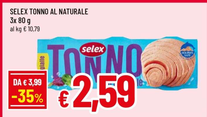 SELEX tonno al naturale