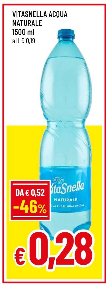 Vitasnella Acqua naturale