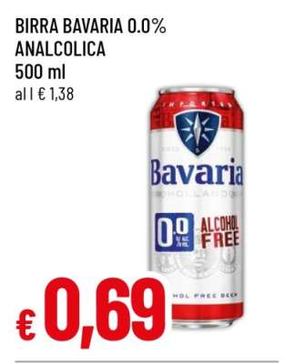 BIRRA BAVARIA 0.0% ANALCOLICA