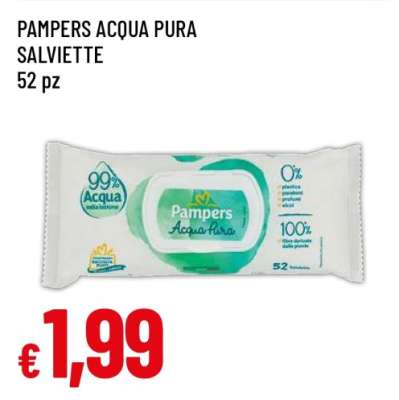 PAMPERS ACQUA PURA SALVIETTE