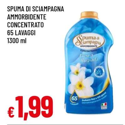 SPUMA DI SCIAMPAGNA AMMORBIDENTE CONCENTRATO