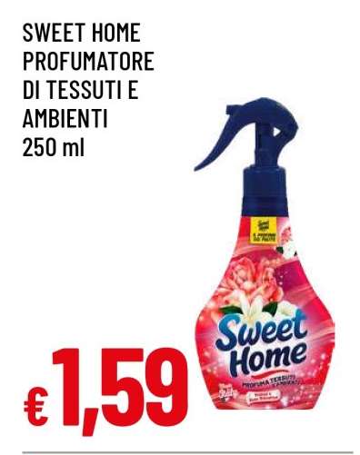 SWEET HOME PROFUMATORE DI TESSUTI E AMBIENTI