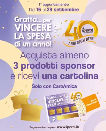 Volantino Iperal - 16/9/2026 - 29/9/2026.