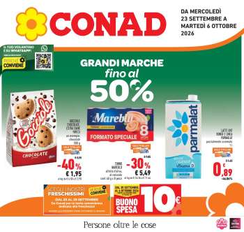 Volantino Conad - 23/9/2026 - 6/10/2026.