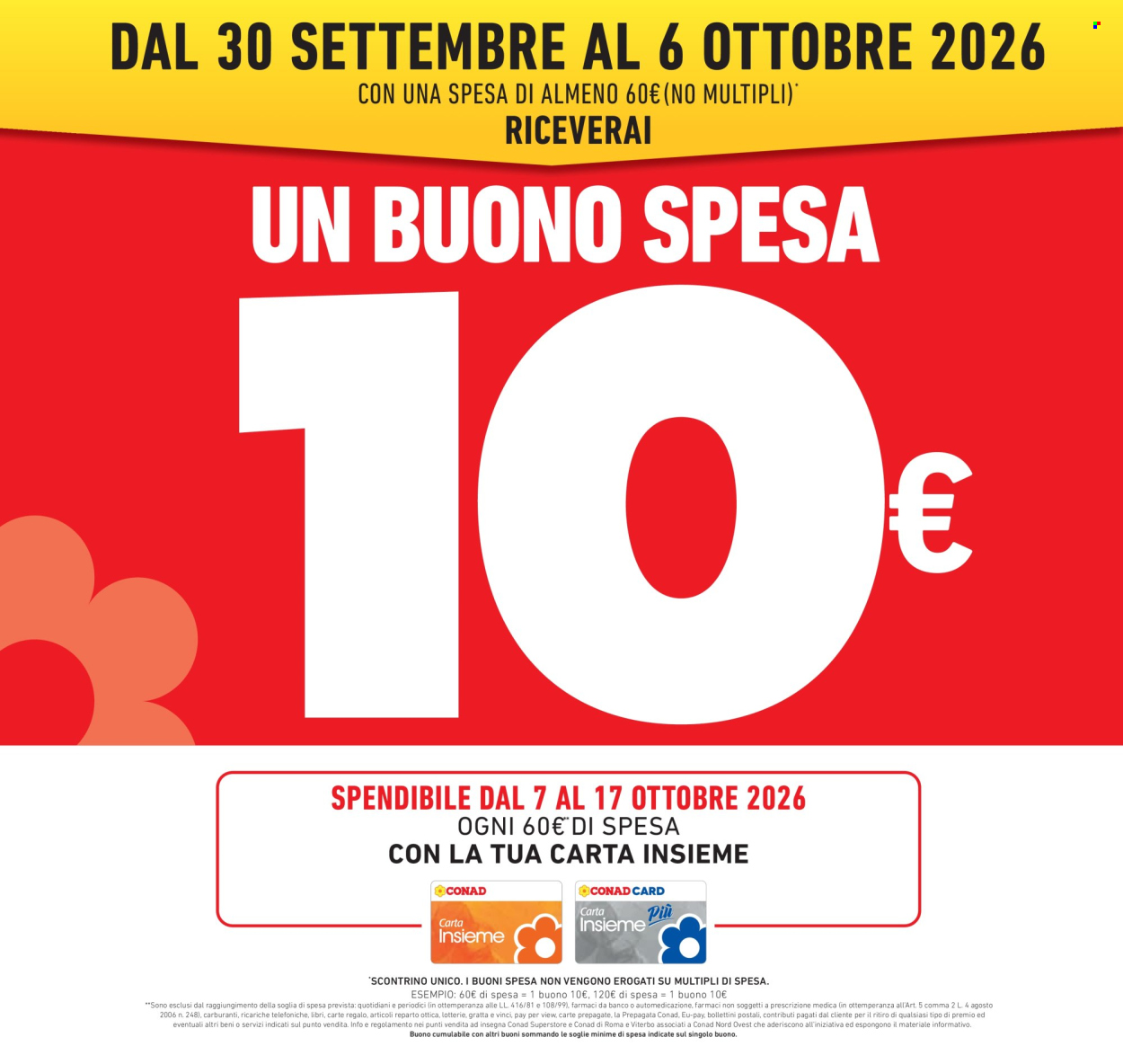 Volantino Conad - 23/9/2026 - 6/10/2026. Pagina 2