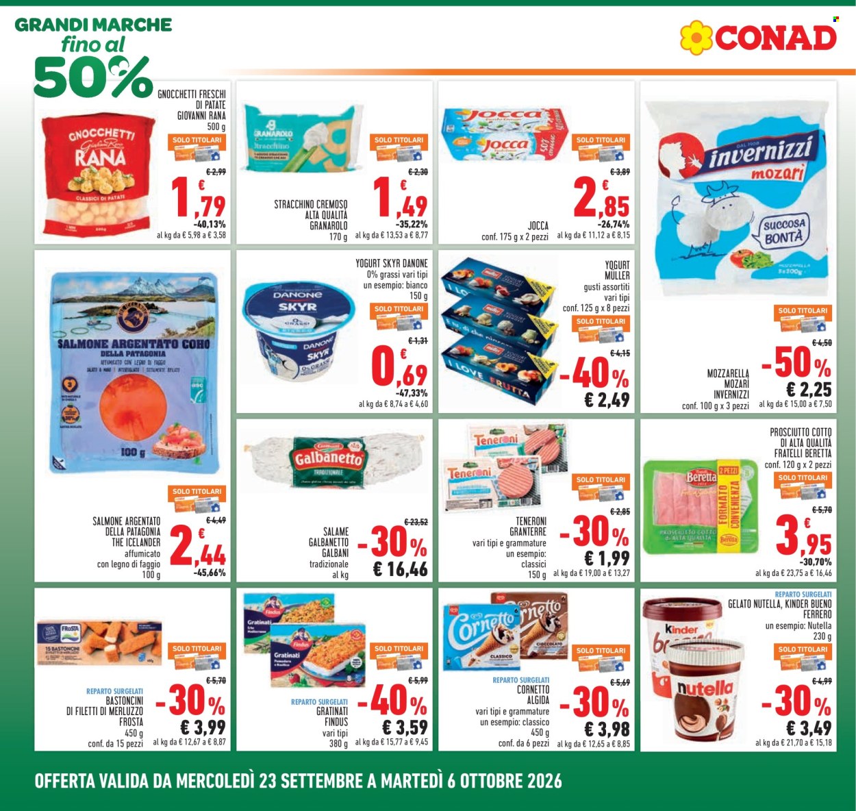Volantino Conad - 23/9/2026 - 6/10/2026. Pagina 4