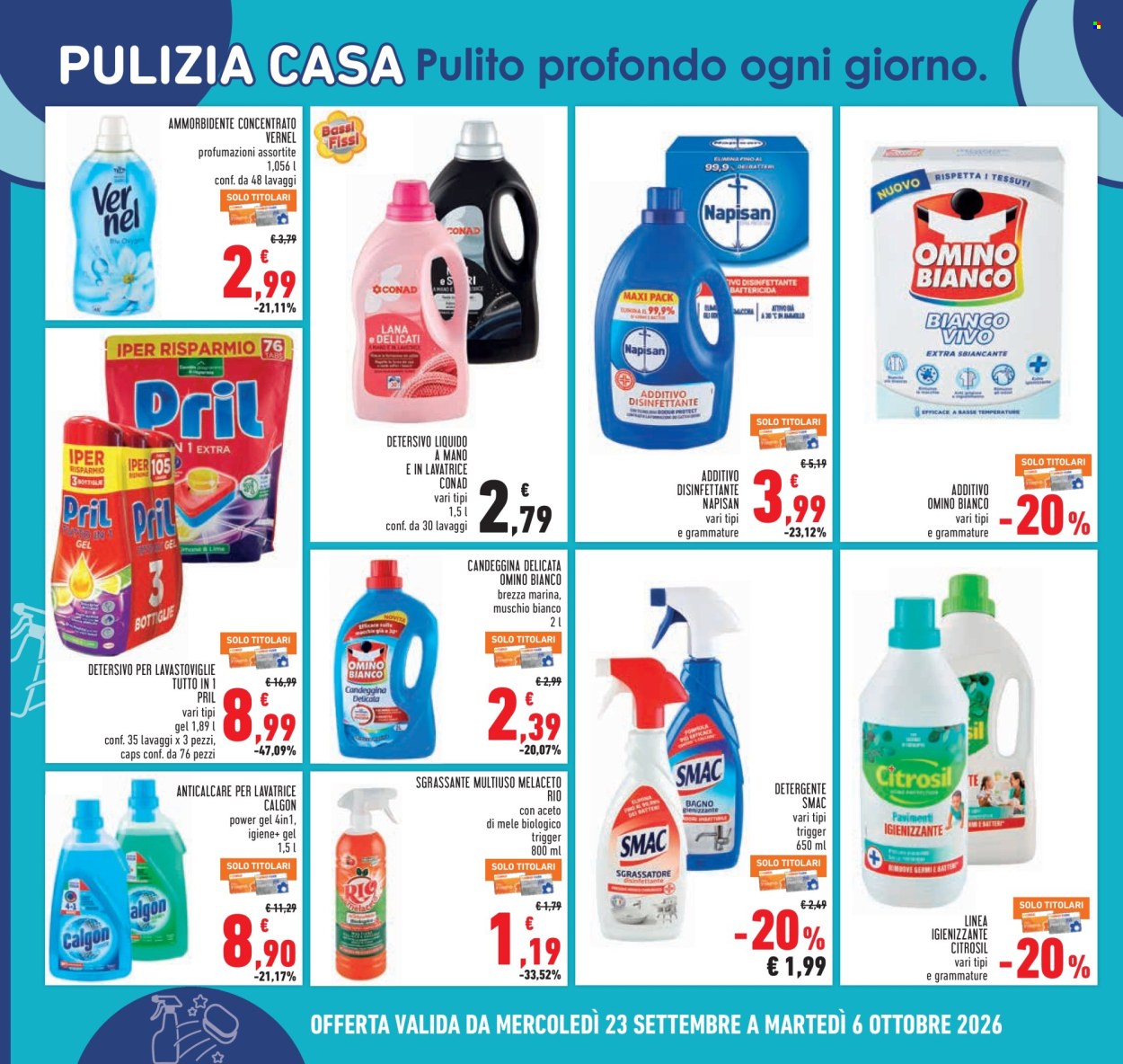 Volantino Conad - 23/9/2026 - 6/10/2026. Pagina 20