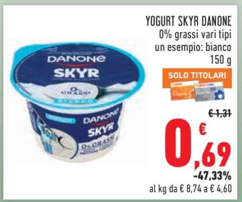 YOGURT SKYR DANONE