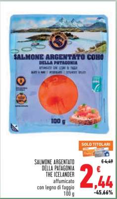 SALMONE ARGENTATO DELLA PATAGONIA THE ICELANDER