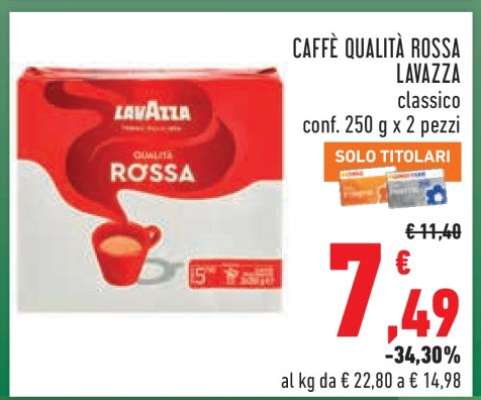 CAFFÈ QUALITÀ ROSSA LAVAZZA
