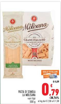PASTA DI SEMOLA LA MOLISANA