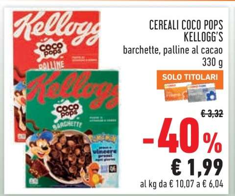 Cereali Coco Pops Kellogg's