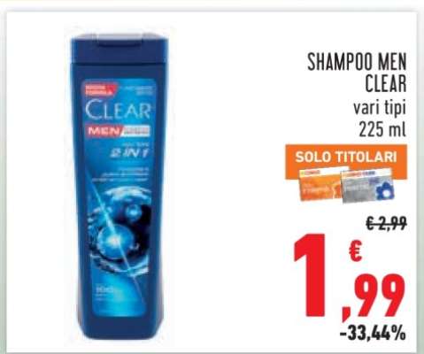 SHAMPOO MEN CLEAR
