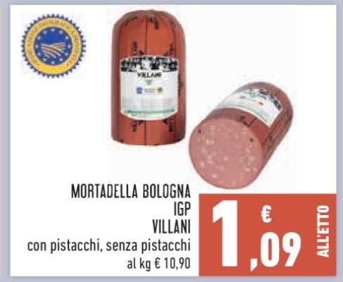 Mortadella Bologna IGP Villani