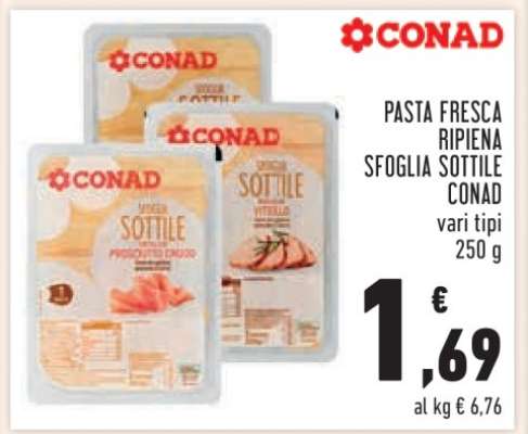 Pasta Fresca Ripiena Sfoglia Sottile Conad
