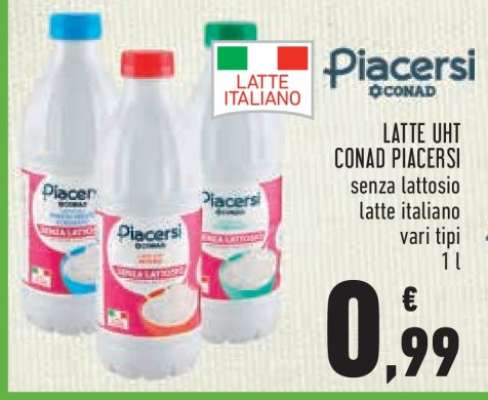 LATTE UHT CONAD PIACERSI