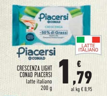 Crescenza Light Conad Piacersi