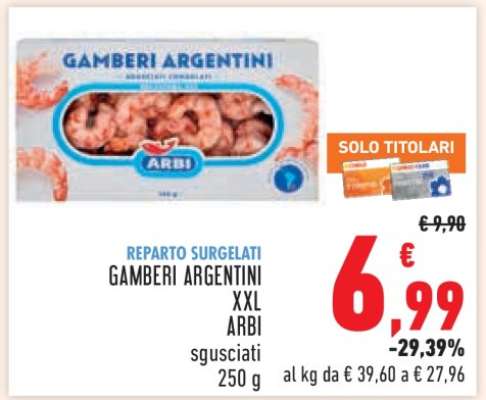 GAMBERI ARGENTINI XXL ARBI
