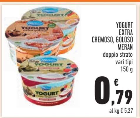 Yogurt Extra Cremoso, Goloso Meran