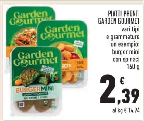 PIATTI PRONTI GARDEN GOURMET