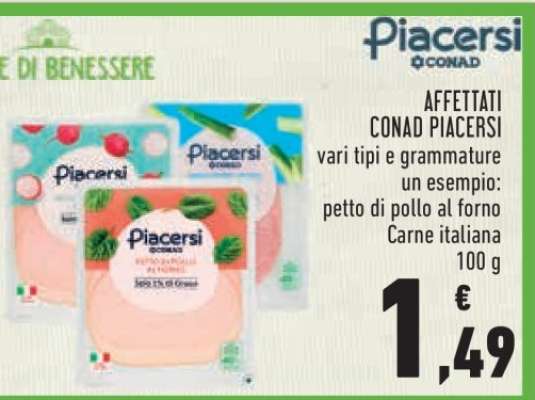 AFFETTATI CONAD PIACERSI