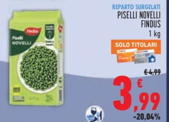 Piselli Novelli Findus