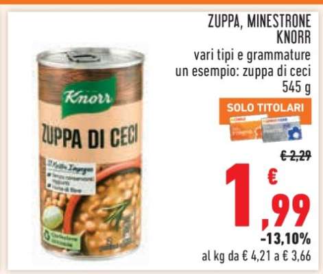 Zuppa/Minestrone Knorr