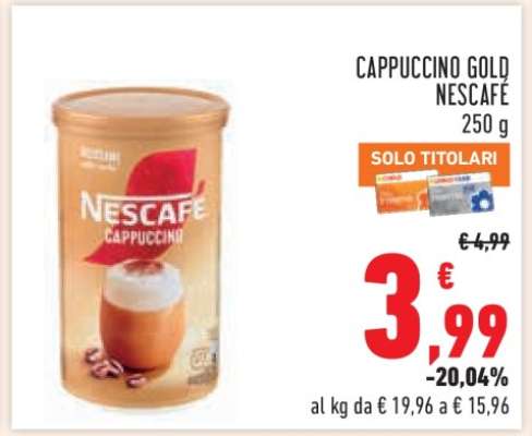 Cappuccino Gold Nescafé