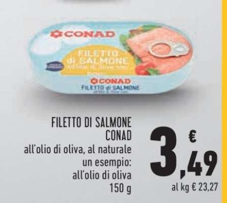 Filetto di Salmone Conad