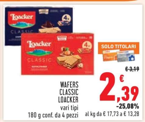 Wafers Classic Loacker