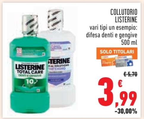 Collutorio Listerine