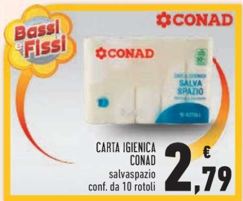 Carta igienica CONAD