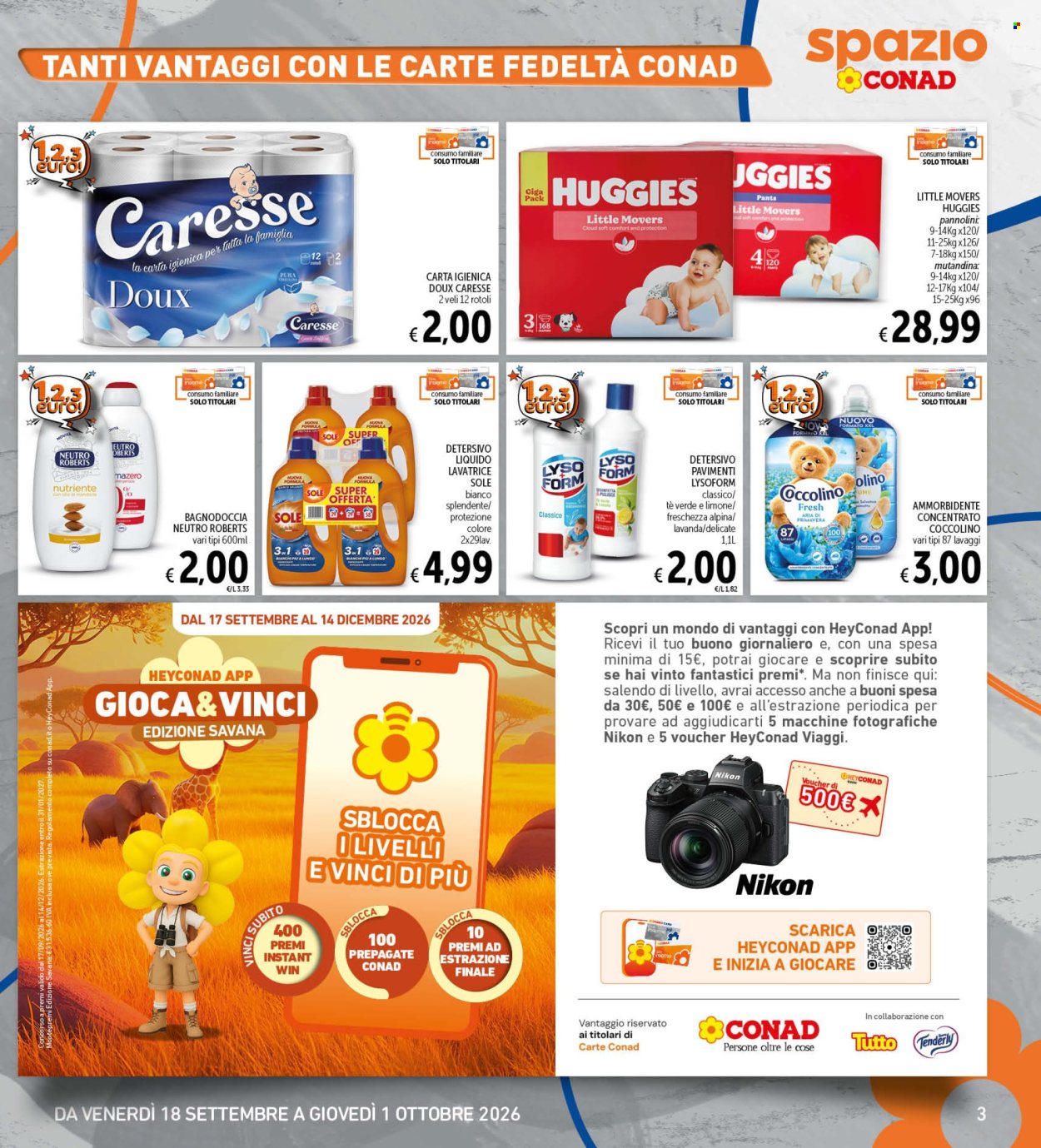 Volantino Spazio Conad - 18/9/2026 - 1/10/2026. Pagina 3