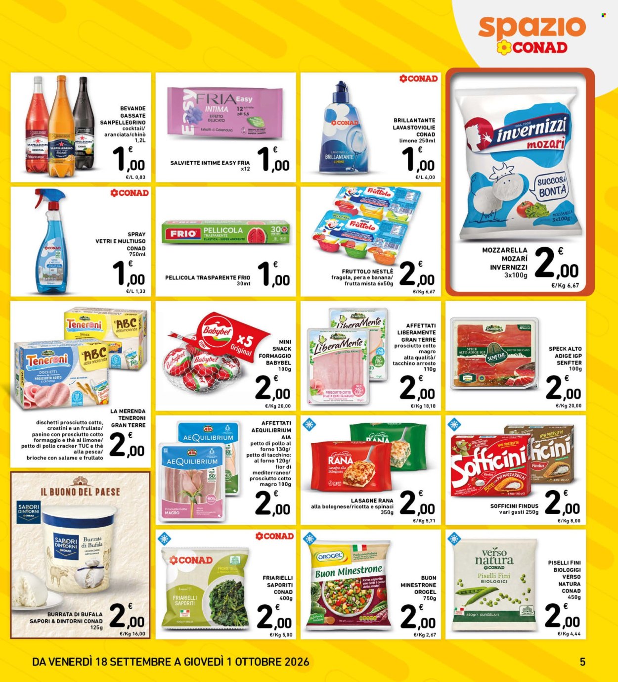 Volantino Spazio Conad - 18/9/2026 - 1/10/2026. Pagina 5