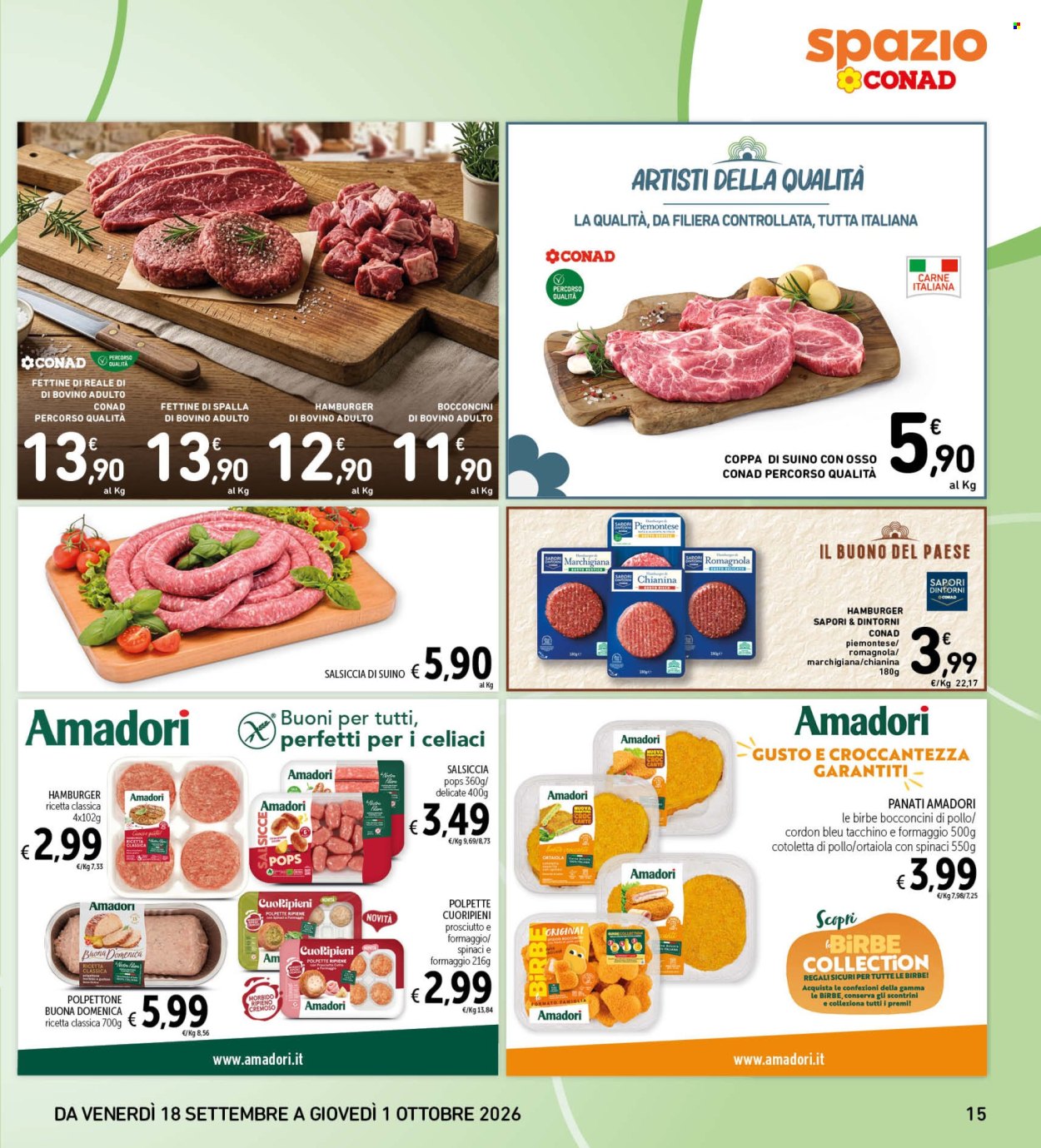Volantino Spazio Conad - 18/9/2026 - 1/10/2026. Pagina 15
