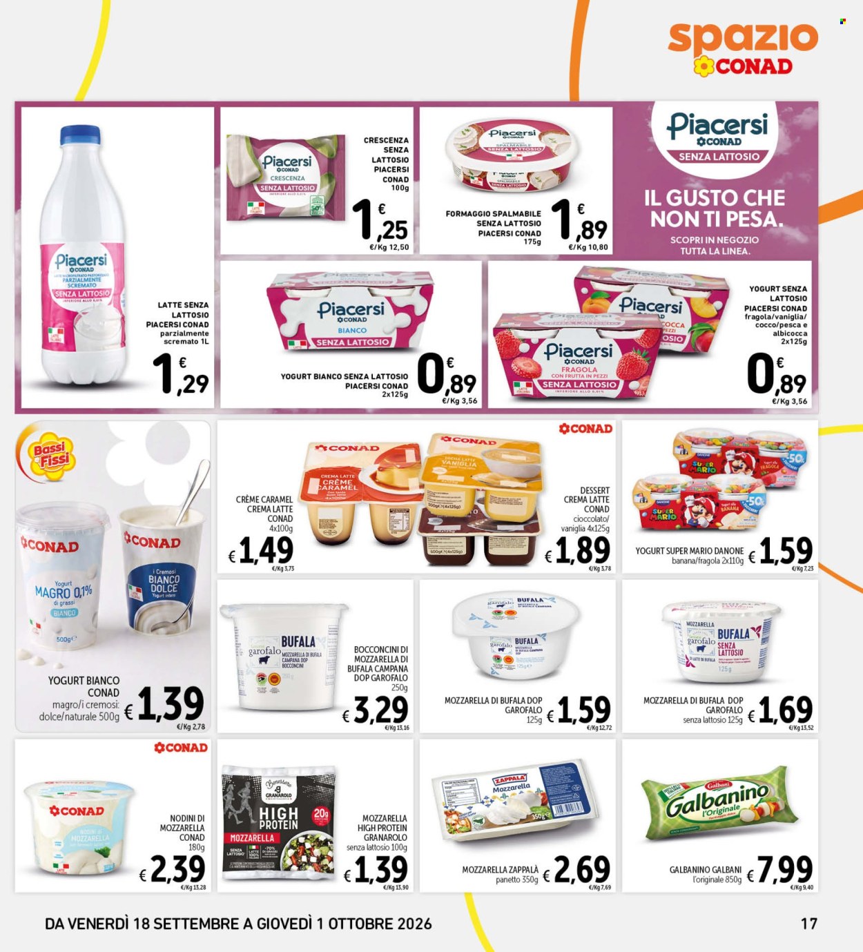 Volantino Spazio Conad - 18/9/2026 - 1/10/2026. Pagina 17