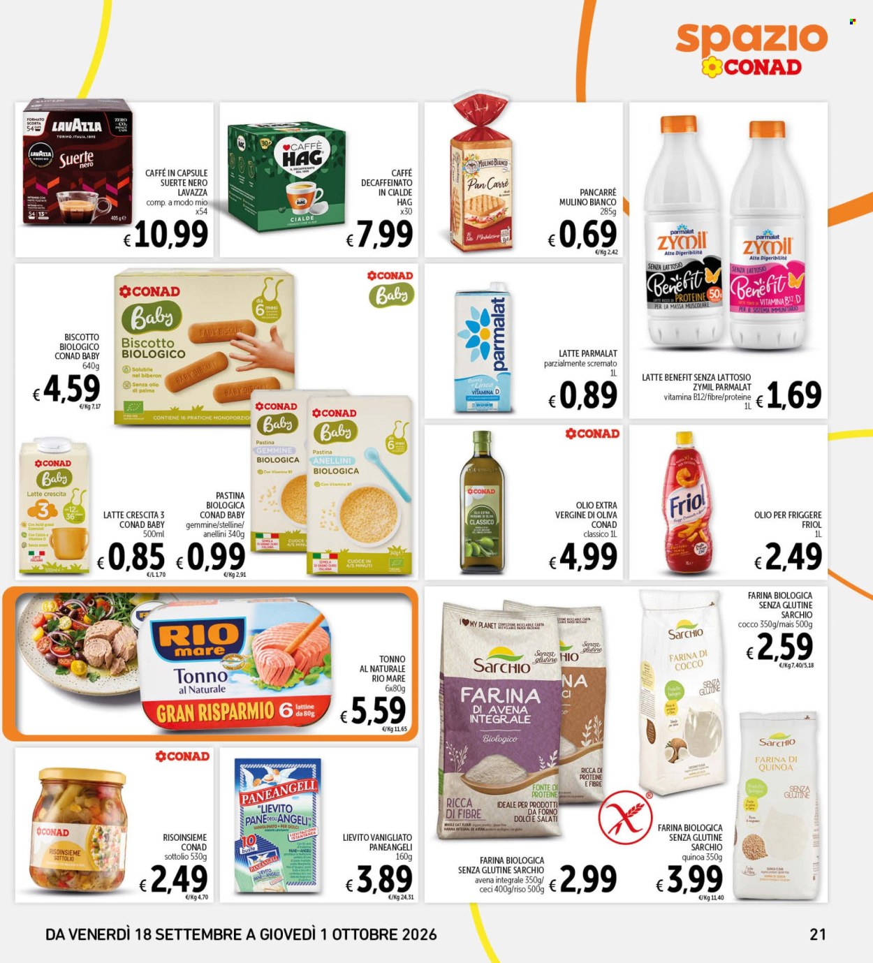 Volantino Spazio Conad - 18/9/2026 - 1/10/2026. Pagina 21
