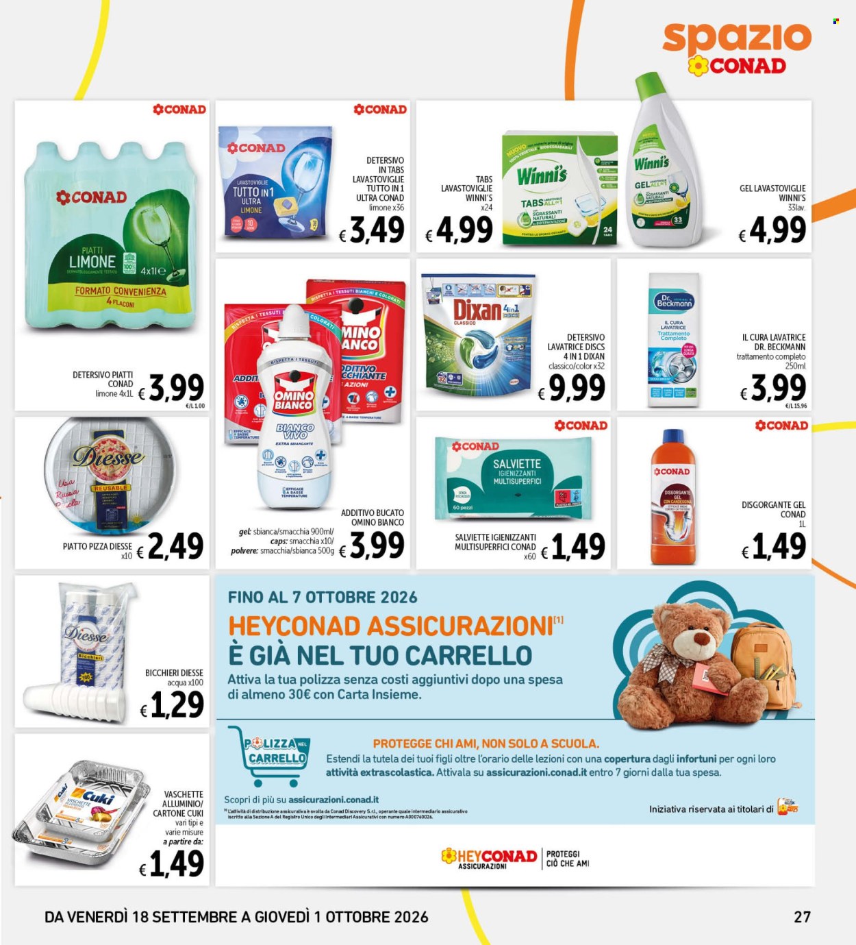 Volantino Spazio Conad - 18/9/2026 - 1/10/2026. Pagina 27