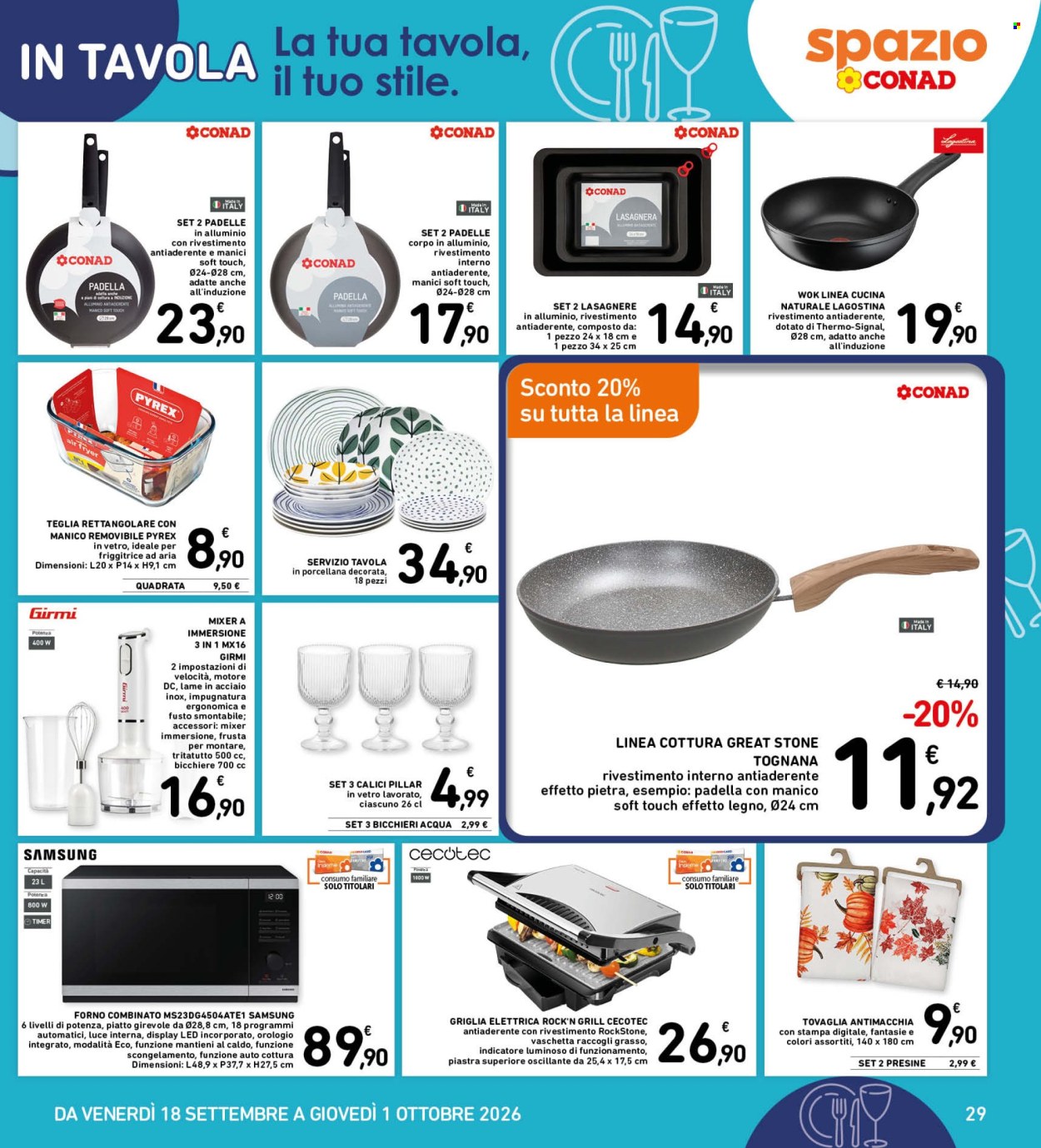 Volantino Spazio Conad - 18/9/2026 - 1/10/2026. Pagina 29