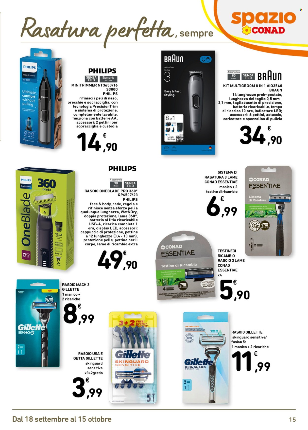 Volantino Spazio Conad - 18/9/2026 - 15/10/2026. Pagina 15