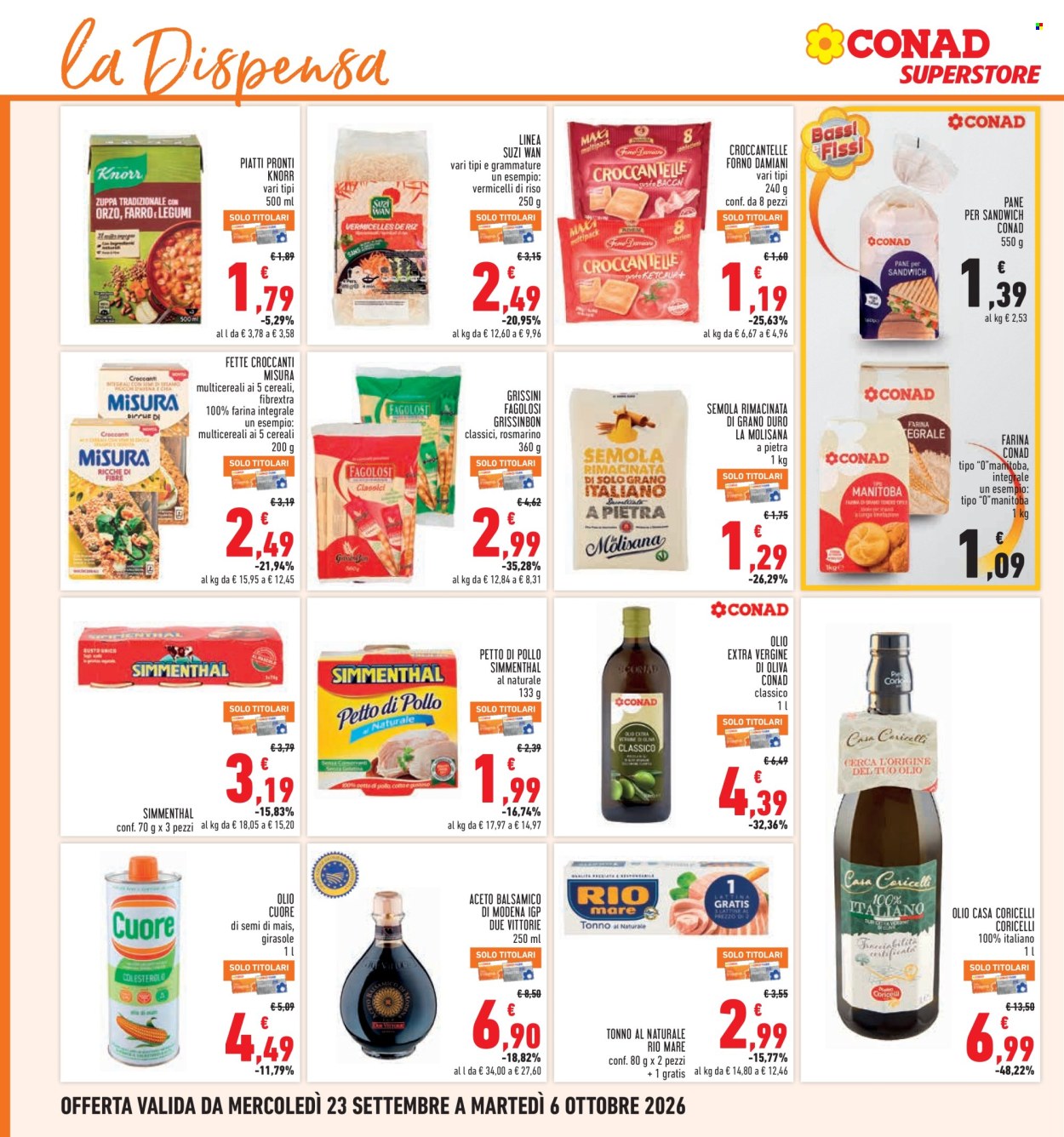 Volantino Conad - 23/9/2026 - 6/10/2026. Pagina 16