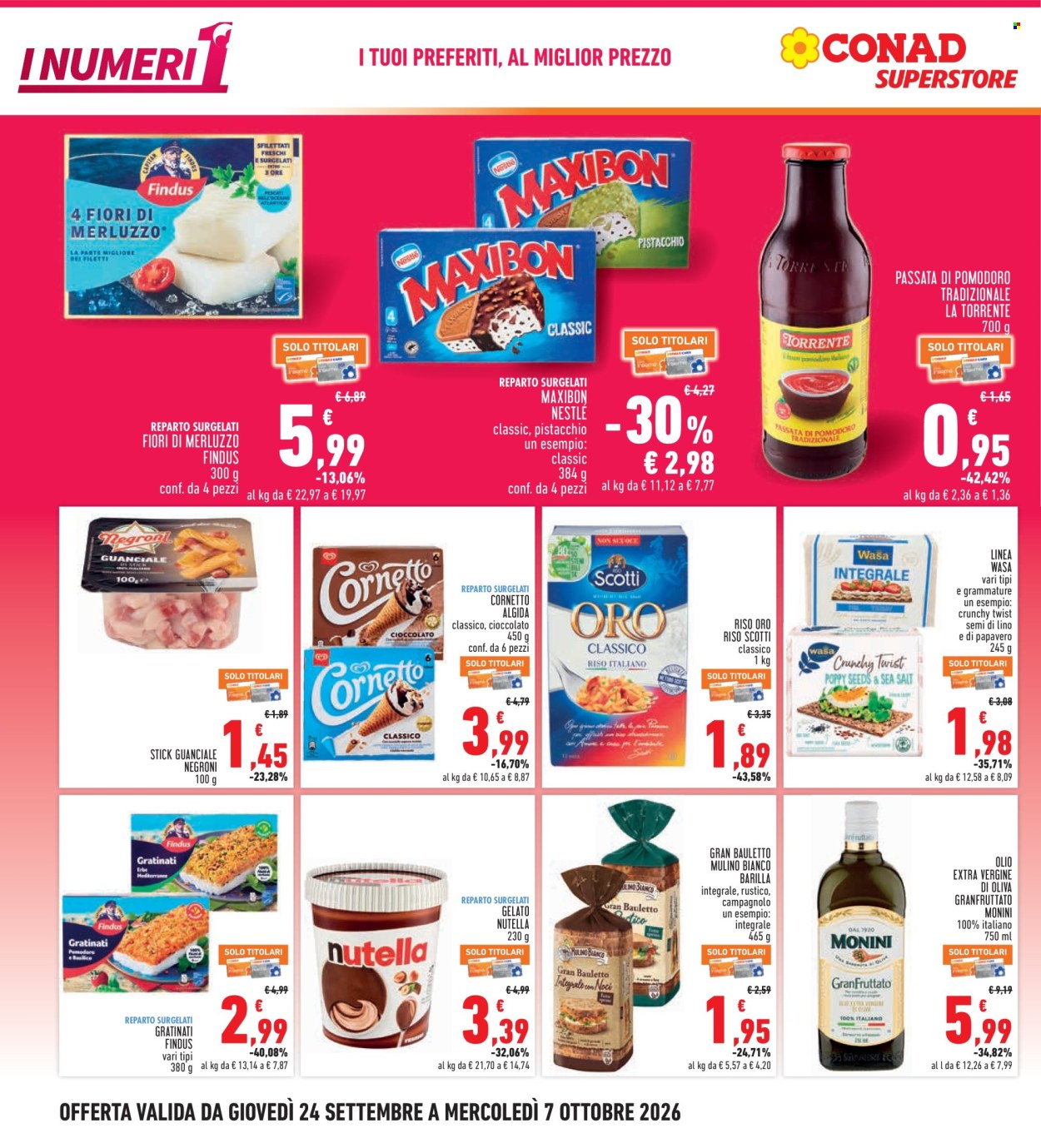 Volantino Conad - 24/9/2026 - 7/10/2026. Pagina 4